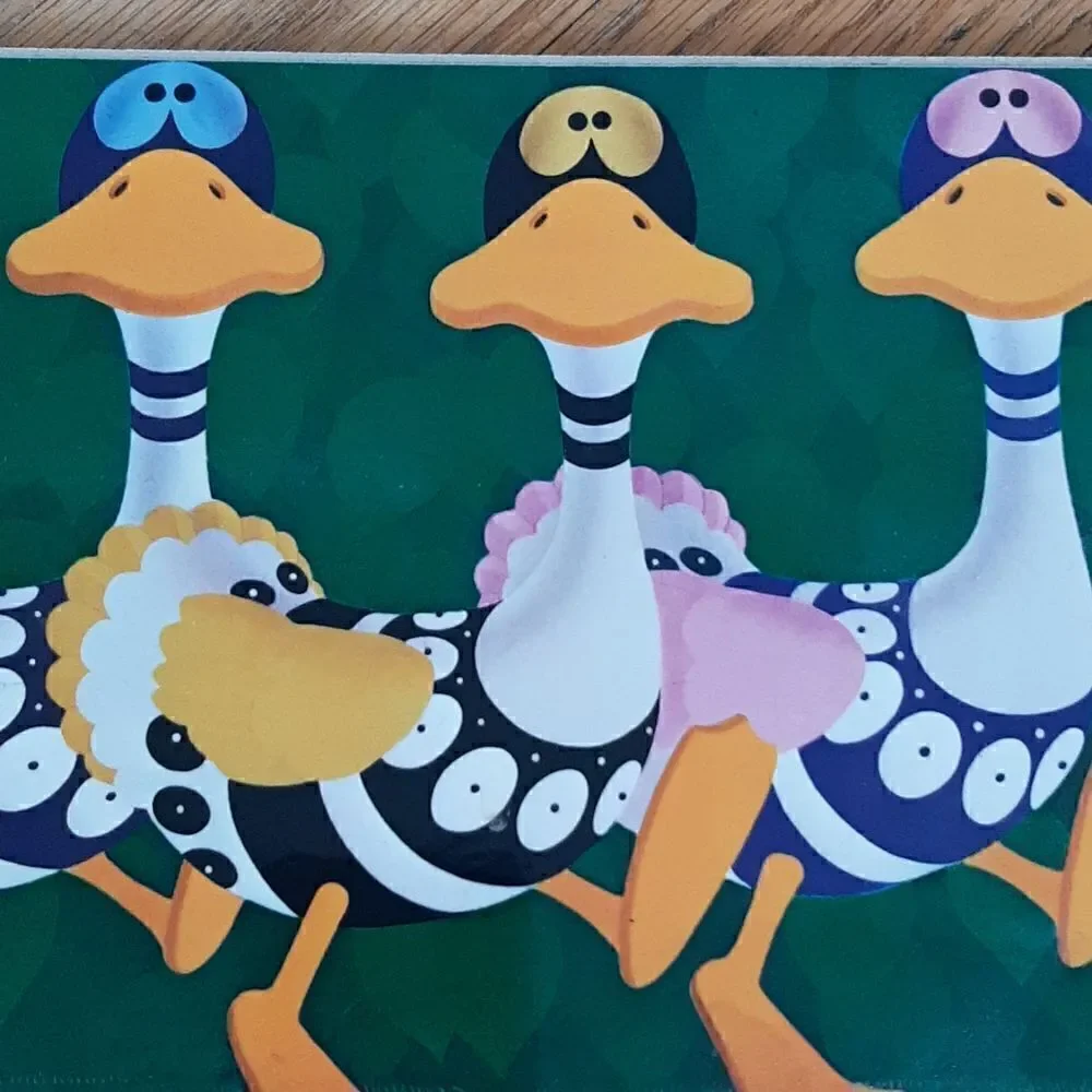 Vintage children's wall hanging